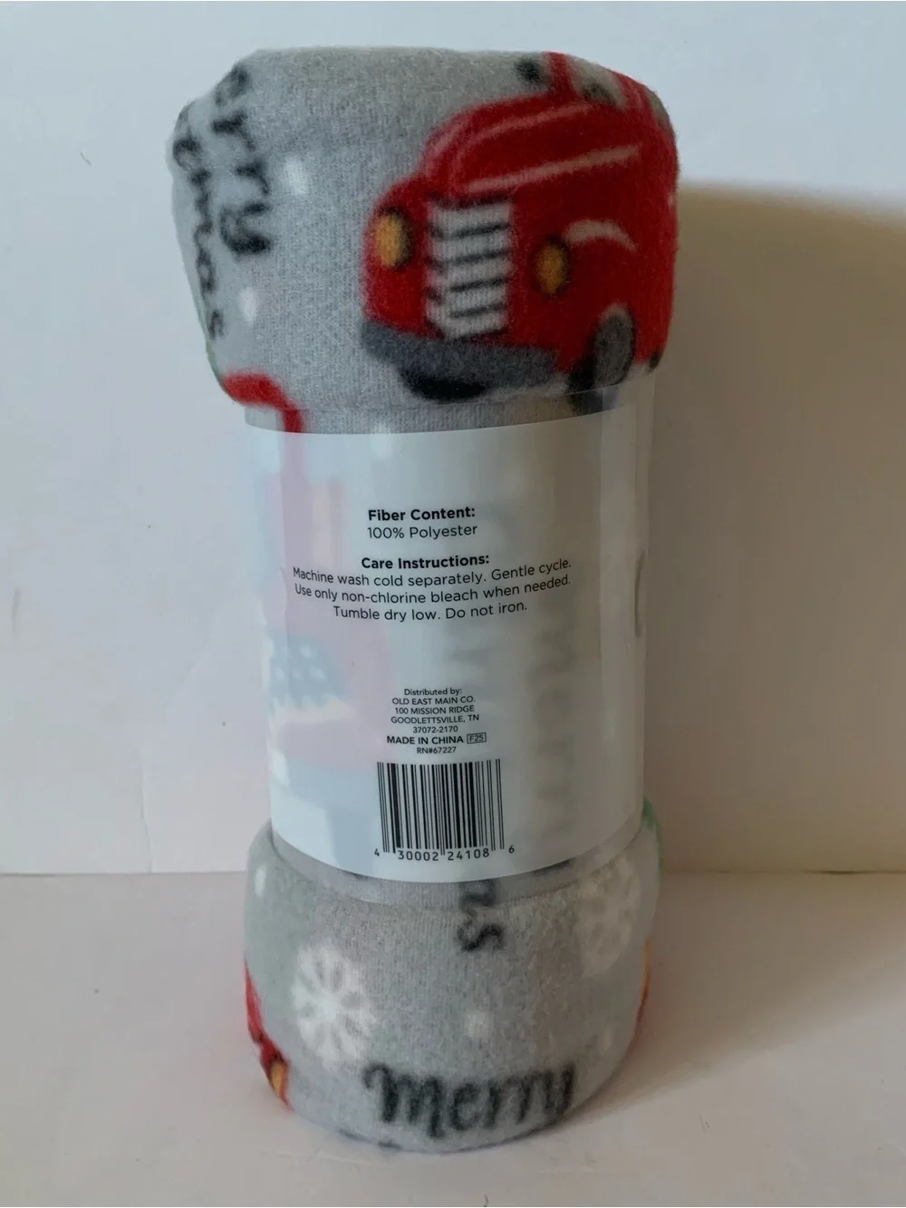 NWT. COMFORT BAY Christmas Cozy Fleece Throw Blanket